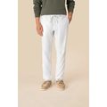 Pantalón de lino con cordón y bolsillos