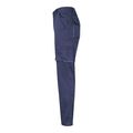 Pantalón sarga multibolsillos bicolor