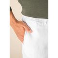 Pantalón de lino con cordón y bolsillos