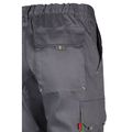 Pantalón sarga multibolsillos bicolor