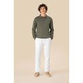 Pantalón de lino con cordón y bolsillos