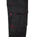 Pantalón sarga multibolsillos bicolor