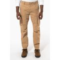 Pantalón multibolsillos algodón elastano envejecido