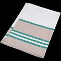 Paño de cocina algodón canvas White / Kelly Green