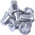 Pack de 100 tacos cónicos de aluminio Silver 21 Mm
