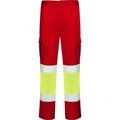 Pantalón Alta Visibilidad ROJO LABORAL/AMARILLO FLÚOR 42
