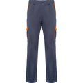 Pantalón Bicolor Cómodo con Bolsillos PLOMO/NARANJA 44
