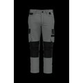 Pantalón bicolor de trabajo recto Silver / Black 50 Fr