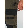 Pantalón bicolor de trabajo recto