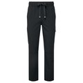 Pantalón cargo elástico con bolsillos Black XXL