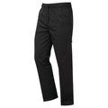 Pantalón de chef con cintura elástica Black L