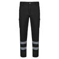 Pantalón elástico bicolor