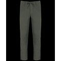 Pantalón de lino con cordón y bolsillos Washed Organic Khaki 48 Fr