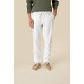 Pantalón de lino con cordón y bolsillos