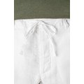 Pantalón de lino con cordón y bolsillos