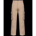 Pantalón multibolsillos 100% algodón Beige 48 Fr
