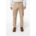 Pantalón multibolsillos 100% algodón Beige 54 Fr