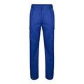 Pantalón multibolsillos con cintura elástica Azul Royal 56