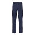 Pantalón multibolsillos elástico y ajustado Azul Marino 38