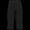 Pantalón pirata con bolsillos Black XXL