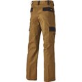 Pantalón ropa laboral para chico Khaki Beige / Black 28 UK