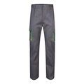 Pantalón sarga multibolsillos bicolor Gris 44
