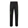 Pantalón sarga multibolsillos bicolor Negro 56