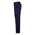 Pantalón sarga multibolsillos bicolor