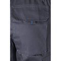 Pantalón sarga multibolsillos bicolor