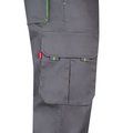 Pantalón sarga multibolsillos bicolor
