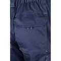 Pantalón sarga multibolsillos bicolor
