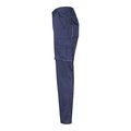 Pantalón sarga multibolsillos bicolor