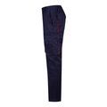 Pantalón sarga multibolsillos bicolor