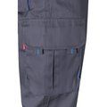 Pantalón sarga multibolsillos bicolor