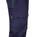 Pantalón sarga multibolsillos bicolor
