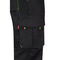 Pantalón sarga multibolsillos bicolor