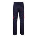 Pantalón sarga multibolsillos bicolor