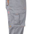Pantalón sarga multibolsillos bicolor