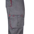 Pantalón sarga multibolsillos bicolor