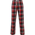 Pantalón Tartán de algodón para hombre Red / Navy Check L