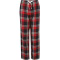 Pantalón Tartán de algodón para mujer Red / Navy Check S