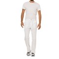 Pantalones cargo hombre con bragueta y bolsillos White Xxl
