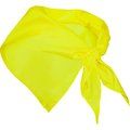 Pañuelo festero de tela fina Amarillo UNICA