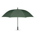 Paraguas antiviento No plegable Verde