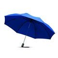 Paraguas cromado de 23 pulgadas plegable y reversible Azul Royal