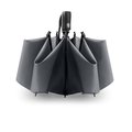 Paraguas cromado de 23 pulgadas plegable y reversible