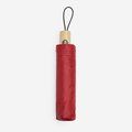 Paraguas plegable con funda y cierre fácil Rojo Talla Única Adulto