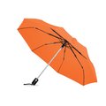 Paraguas plegable de poliester e interior de fibra de vidrio Naranja