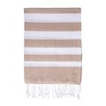 Pareo de algodón reciclado Beige