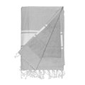 Pareo Toalla Rizo Ligero 90x180 Gris